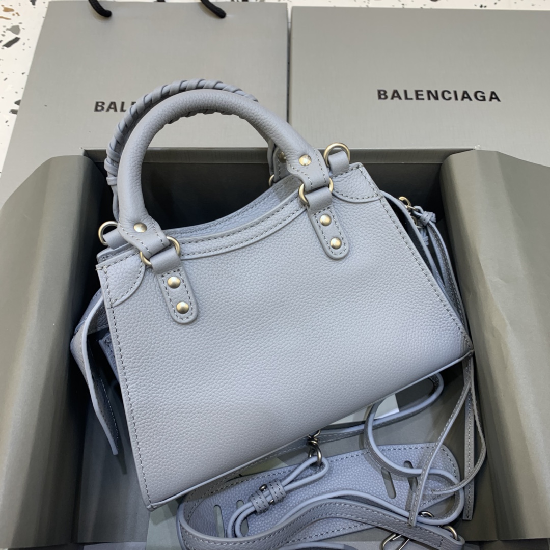 Balenciaga Neo Classic Mini Handbag Shoulder Bag Light Blue